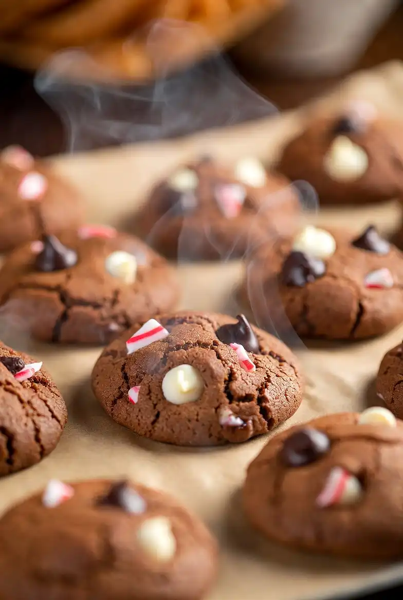 Peppermint Mocha Cookies