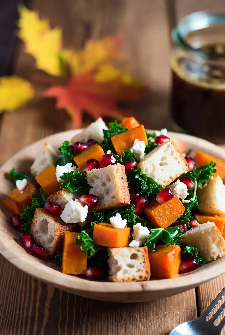 Rustic Autumn Panzanella Salad