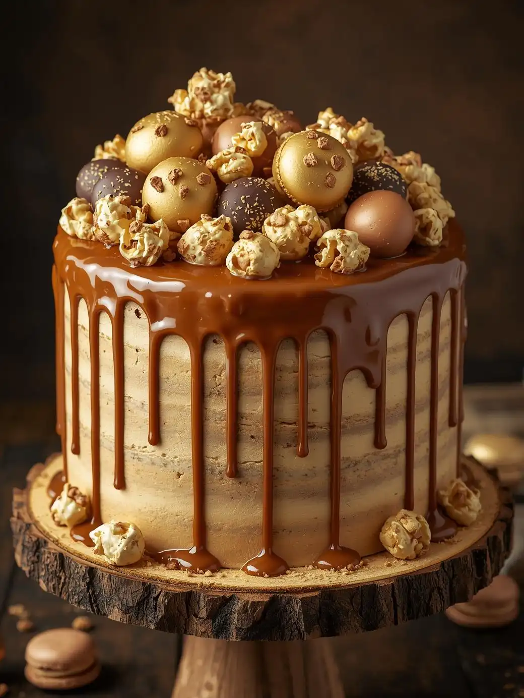 Salted Caramel Drip Cake