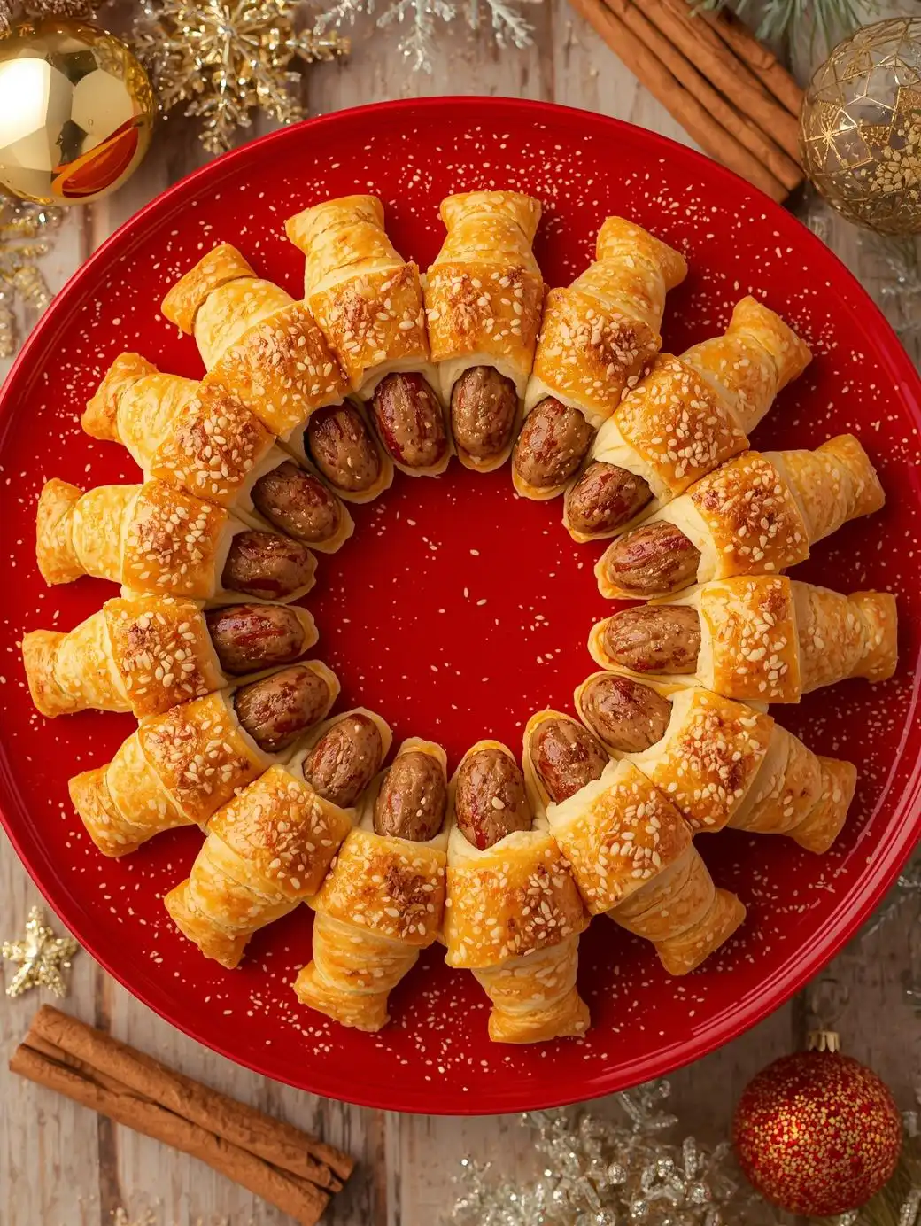 Sausage-Stuffed Crescent Rolls