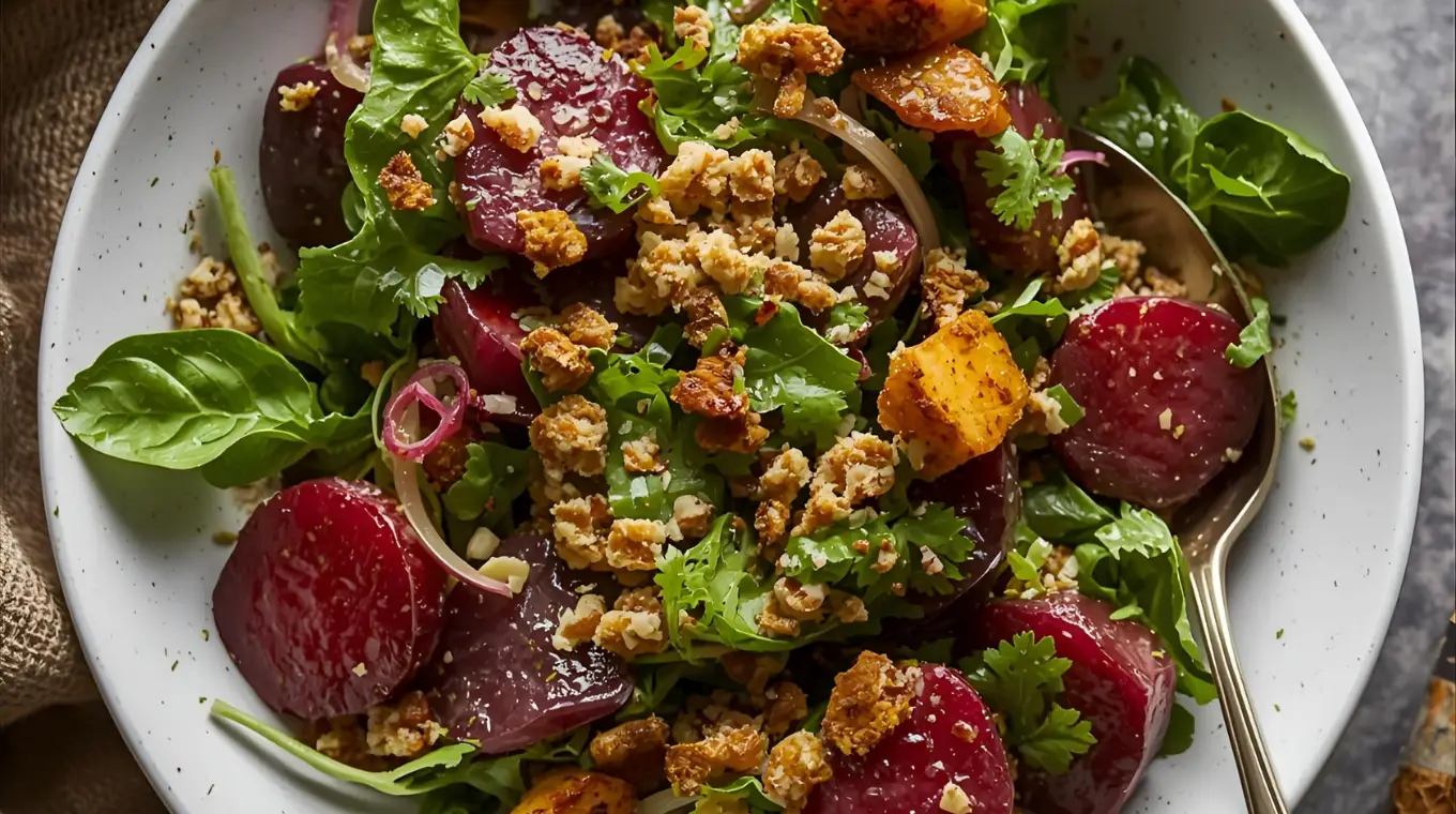 Sweet Maple Roasted Beet Salad