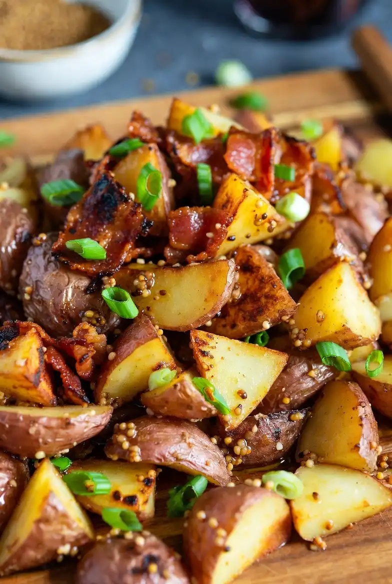 Warm Roasted Potato Salad with Bacon