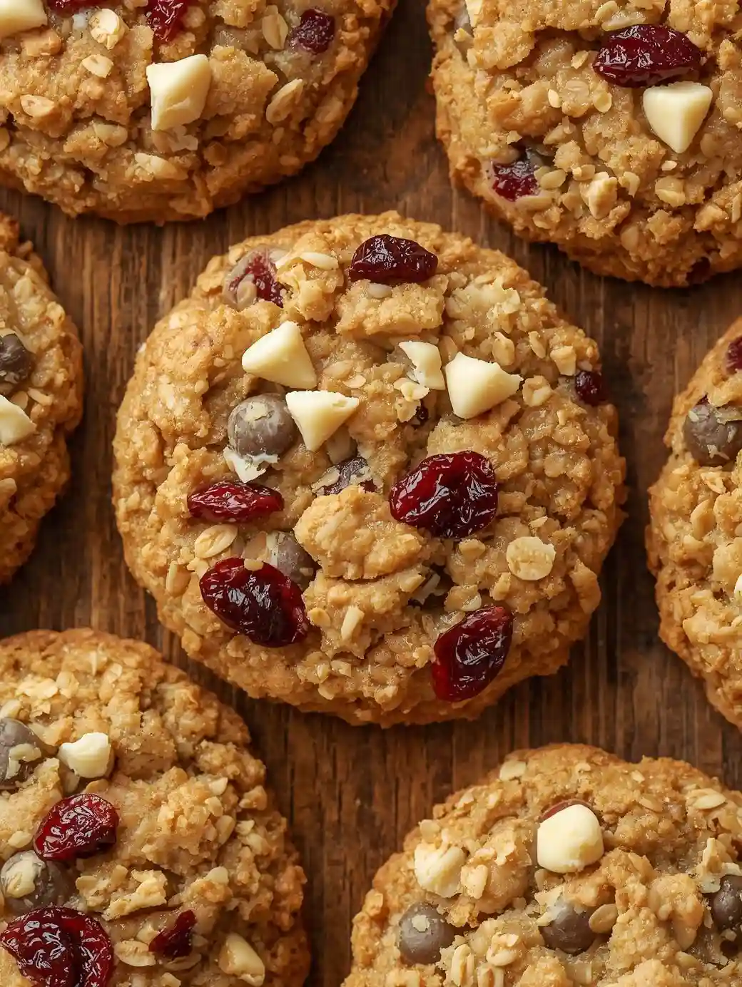 White Chocolate Cranberry Oatmeal cookies