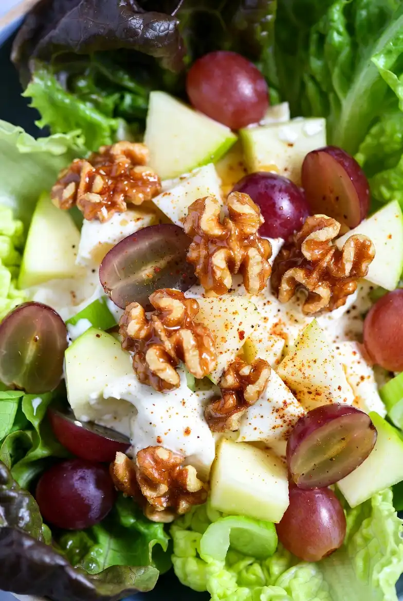 Winter Waldorf with Candied Walnuts