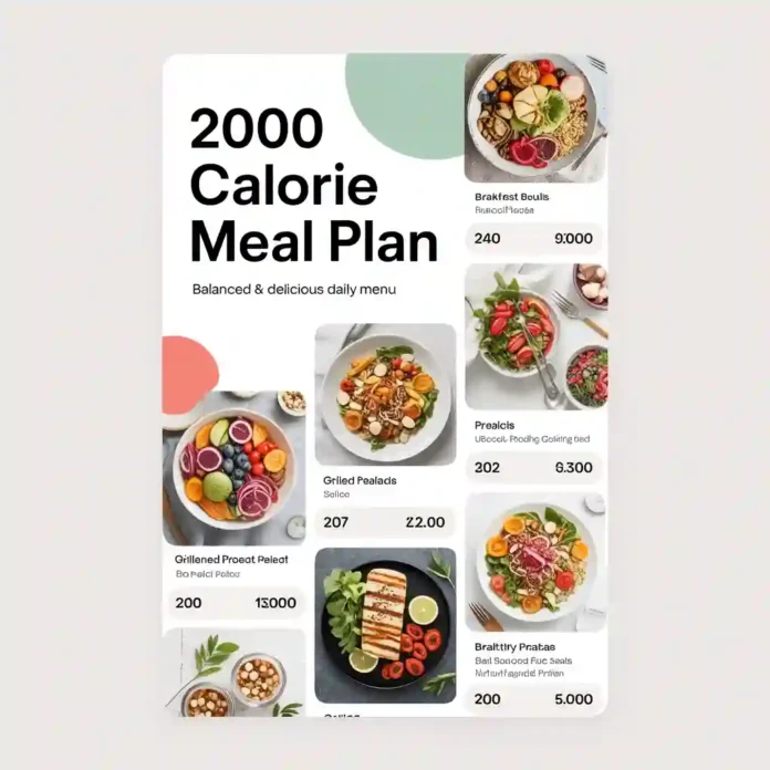 2000 Calorie Meal Plan