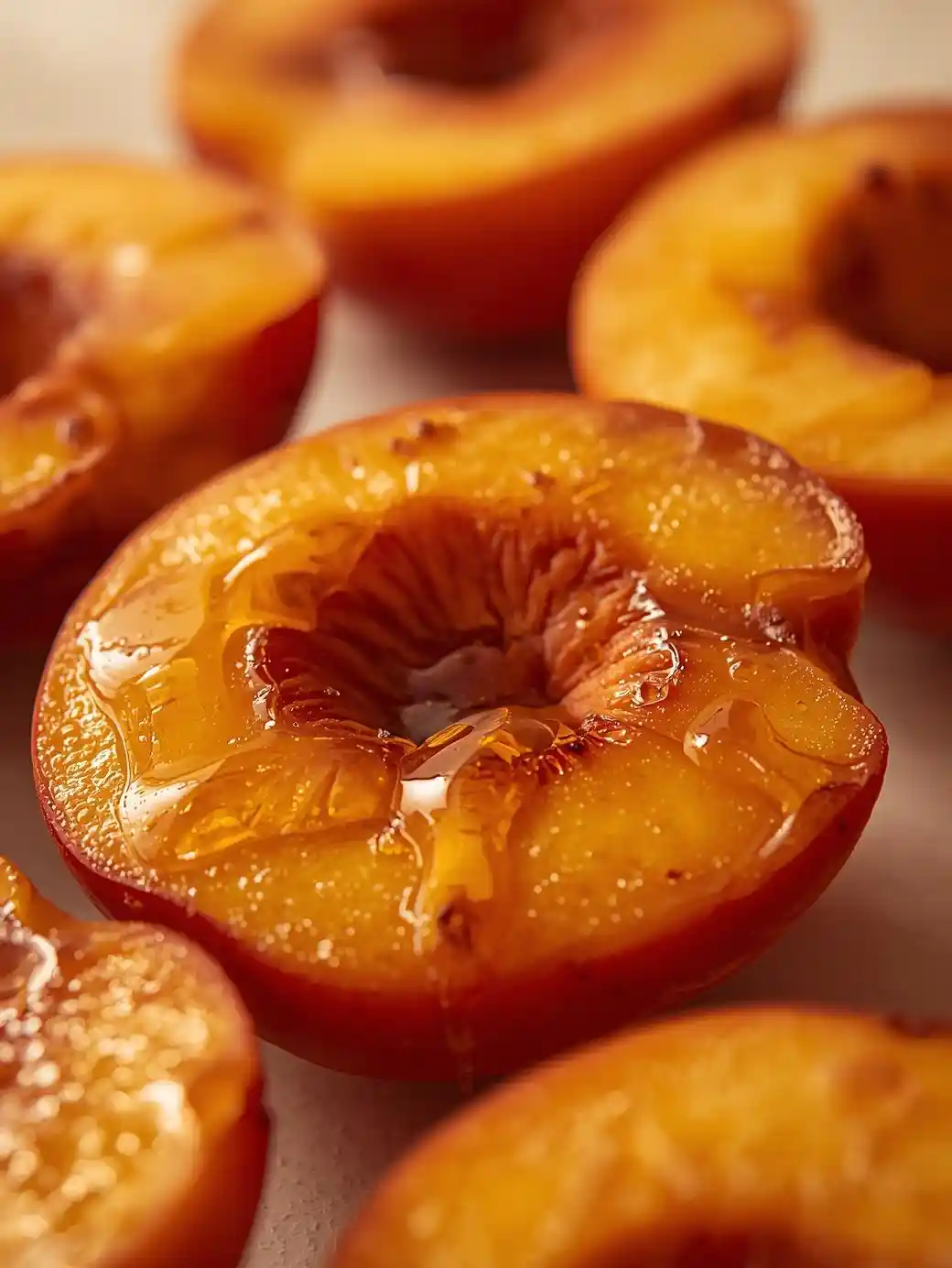 Baked Peaches with Honey