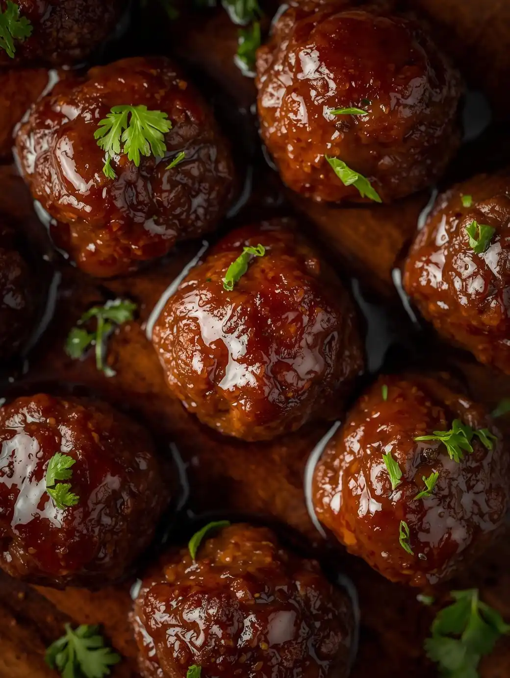 Bourbon Glazed Meatballs