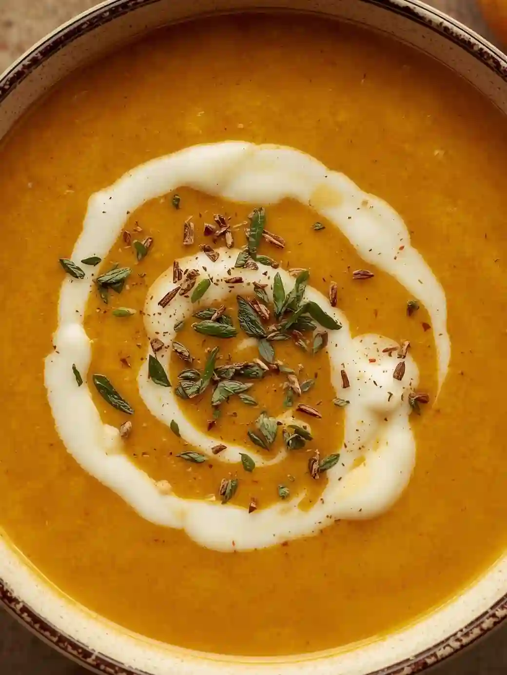 Butternut Squash & Apple Bisque: