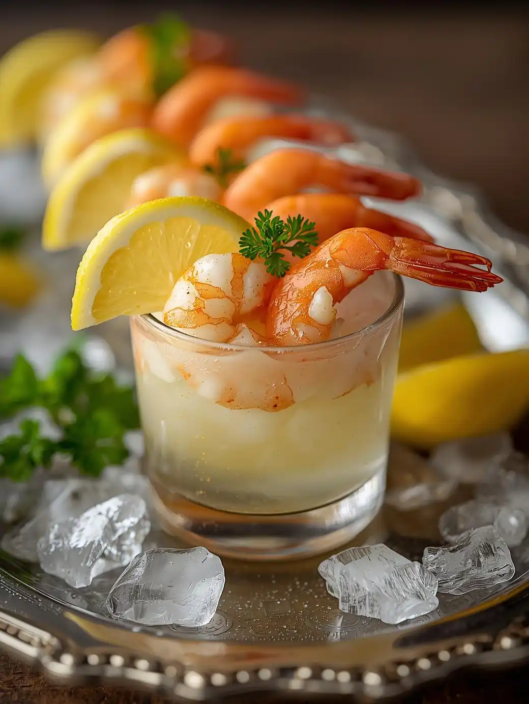 Champagne-Poached Shrimp Cocktail