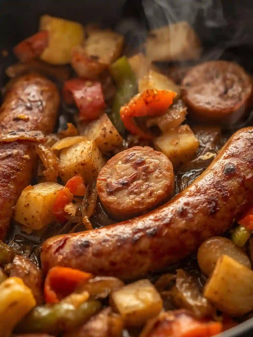 Chicken Sausage Skillet: