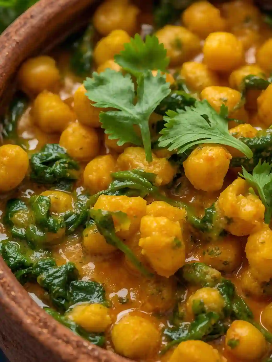 Chickpea & Spinach Curry