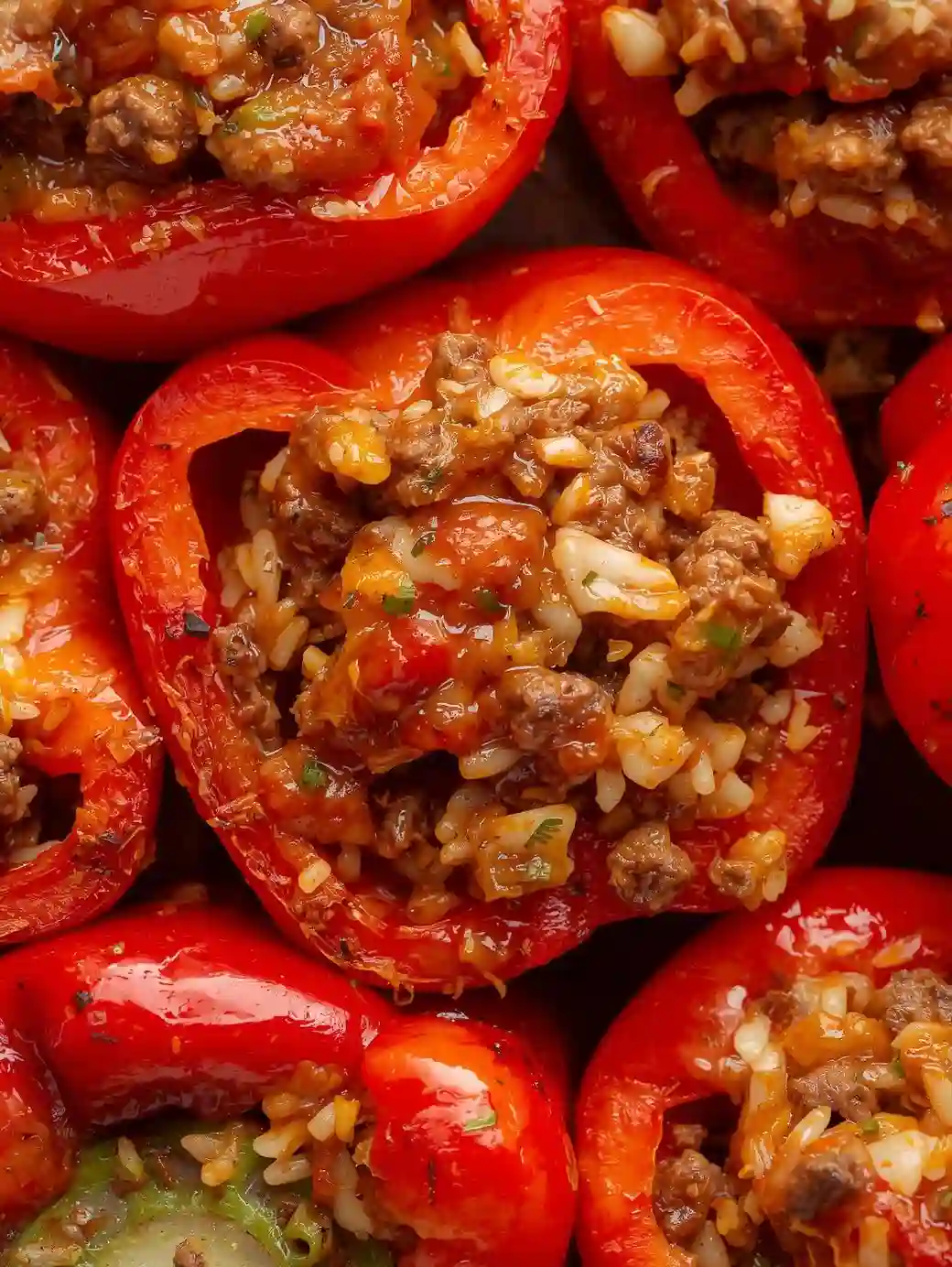 Ground Beef Stuffed Peppers: