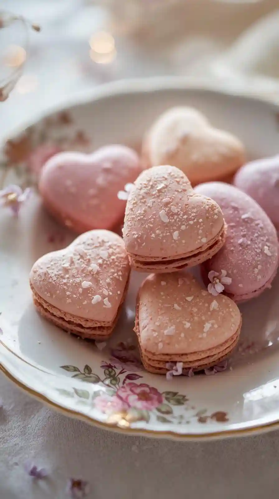 Heart-Shaped Macarons