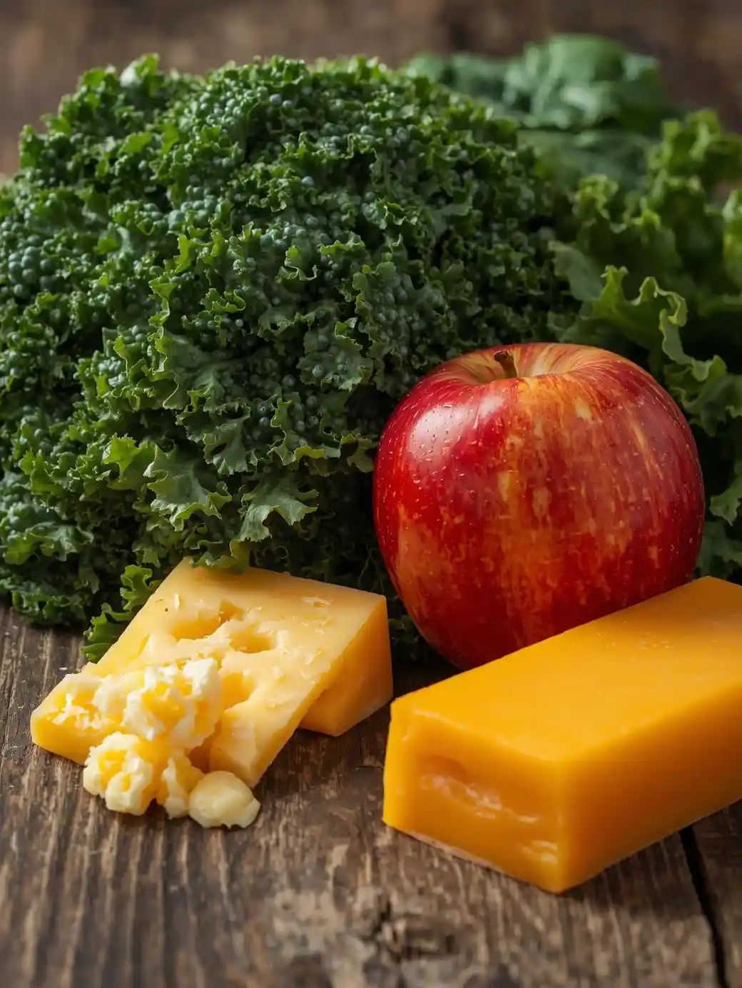 Kale, Apple & Cheddar