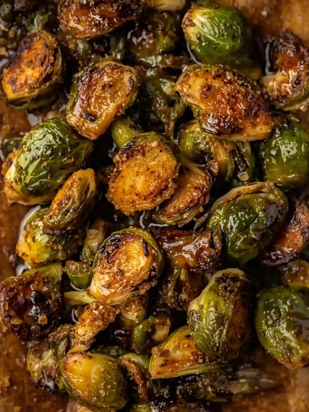 Maple Balsamic Brussels Sprouts