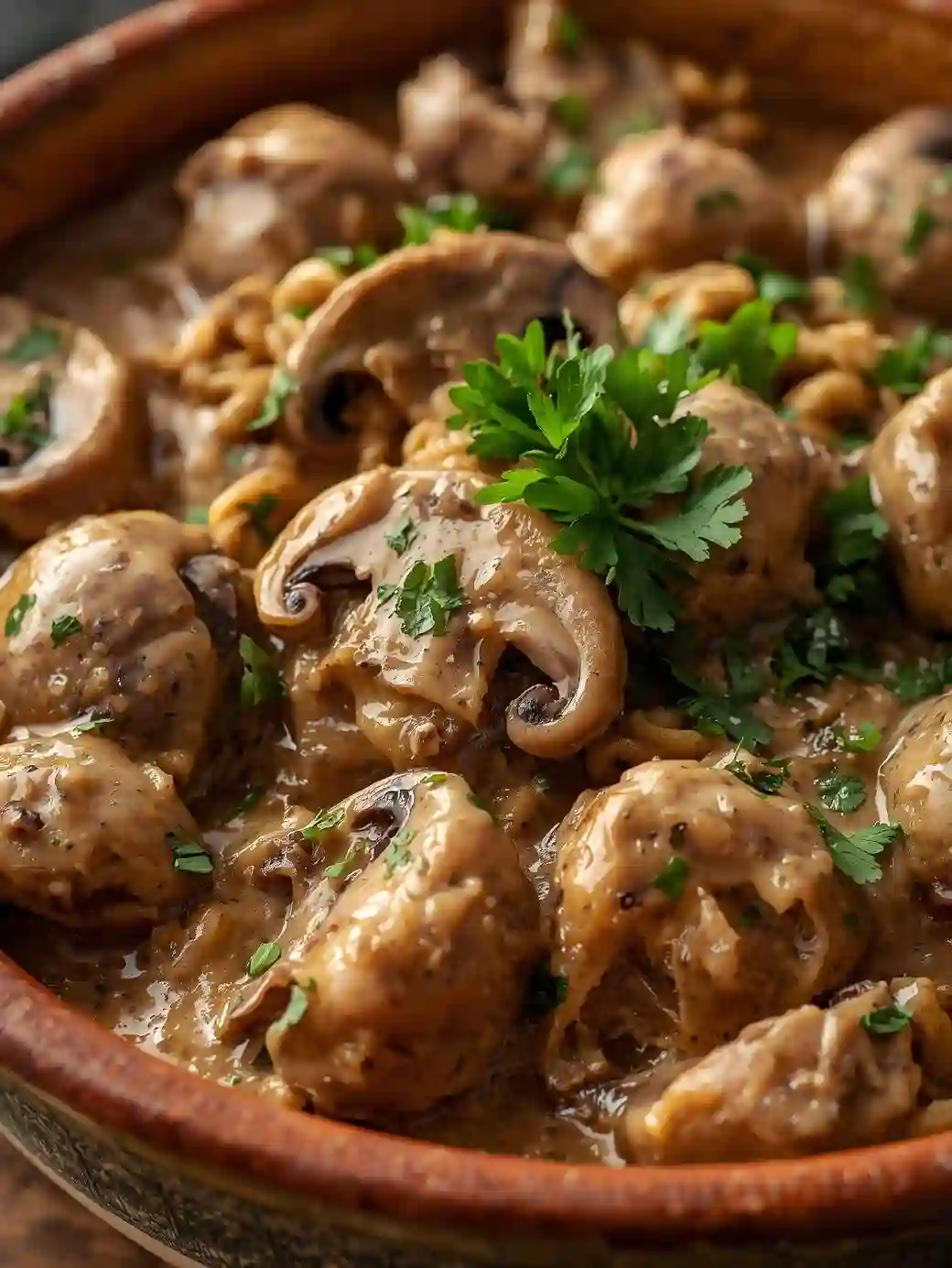 Mushroom Stroganoff
