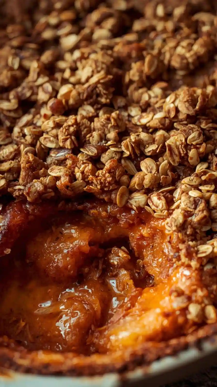Persimmon and Apple Crunch