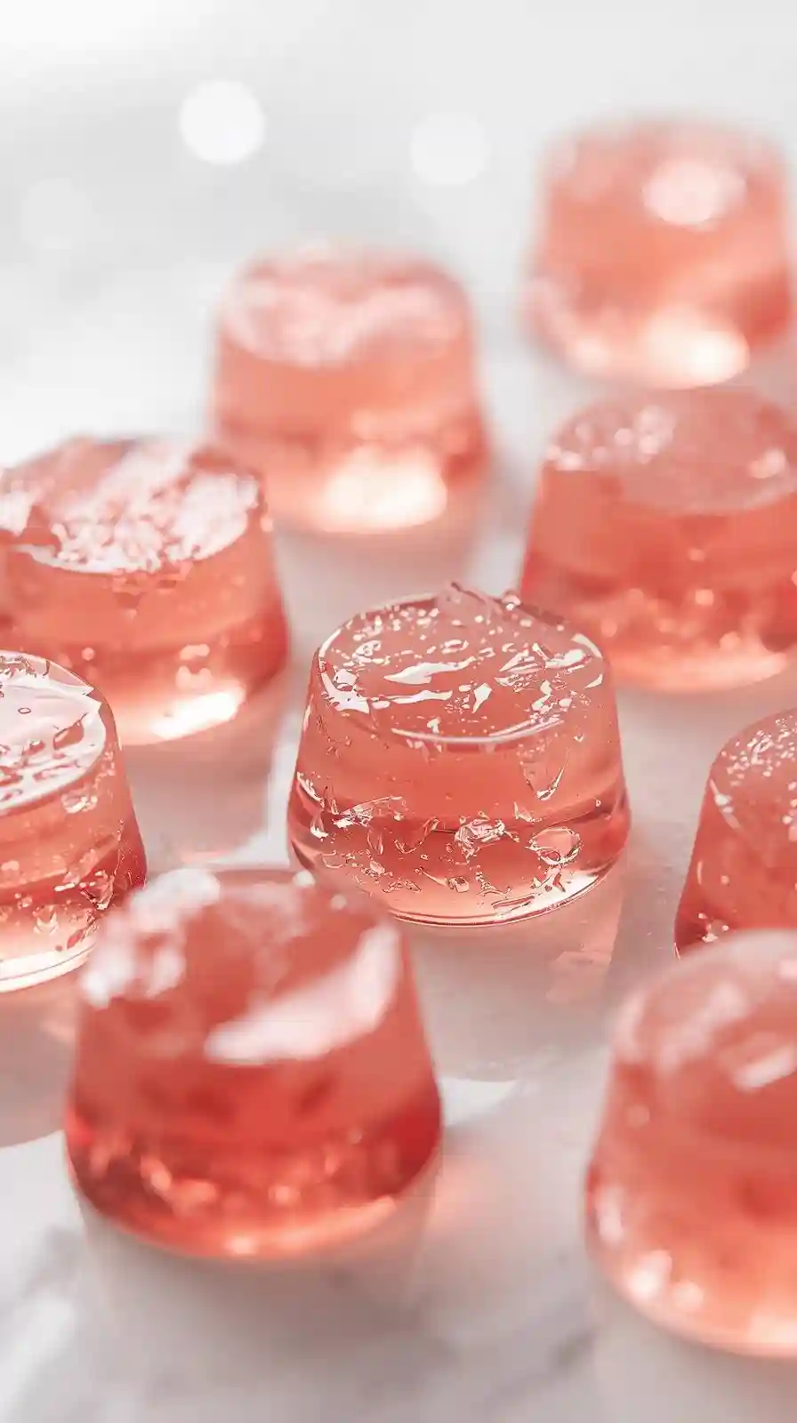 Pink Champagne Jelly Shots