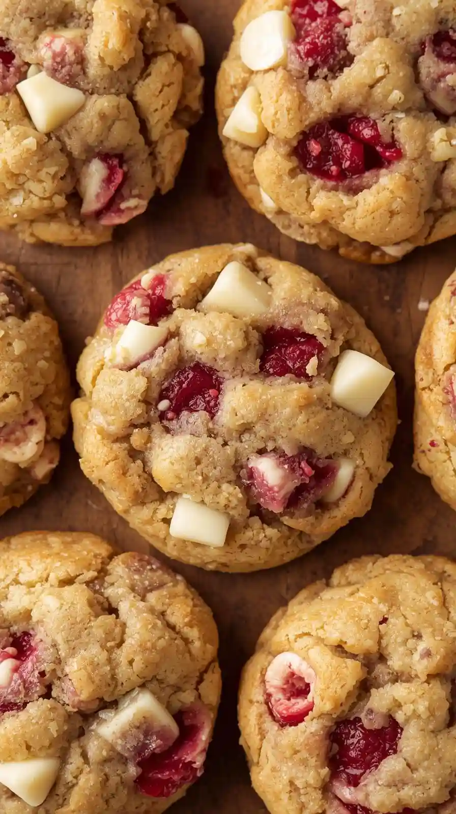 Raspberry White Chocolate Chunk Cookies