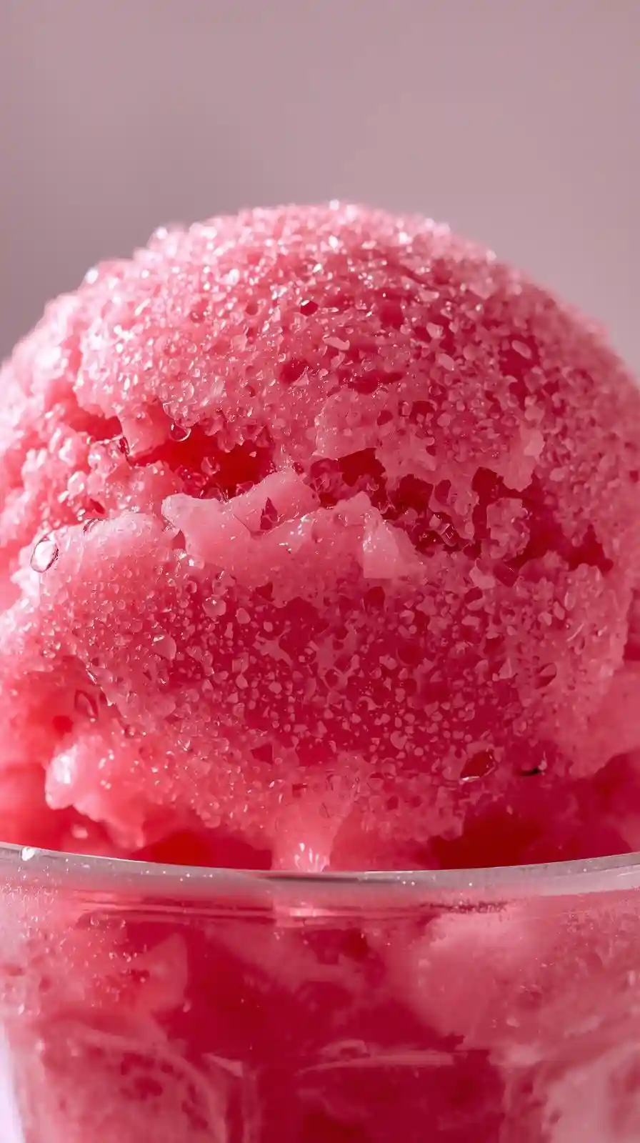 Refreshing Raspberry Sorbet