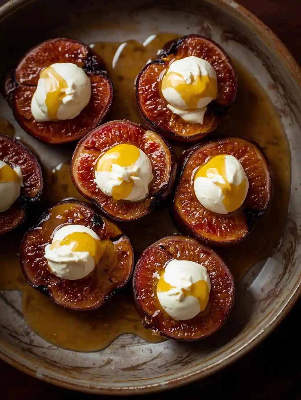 Roasted Figs with Mascarpone: