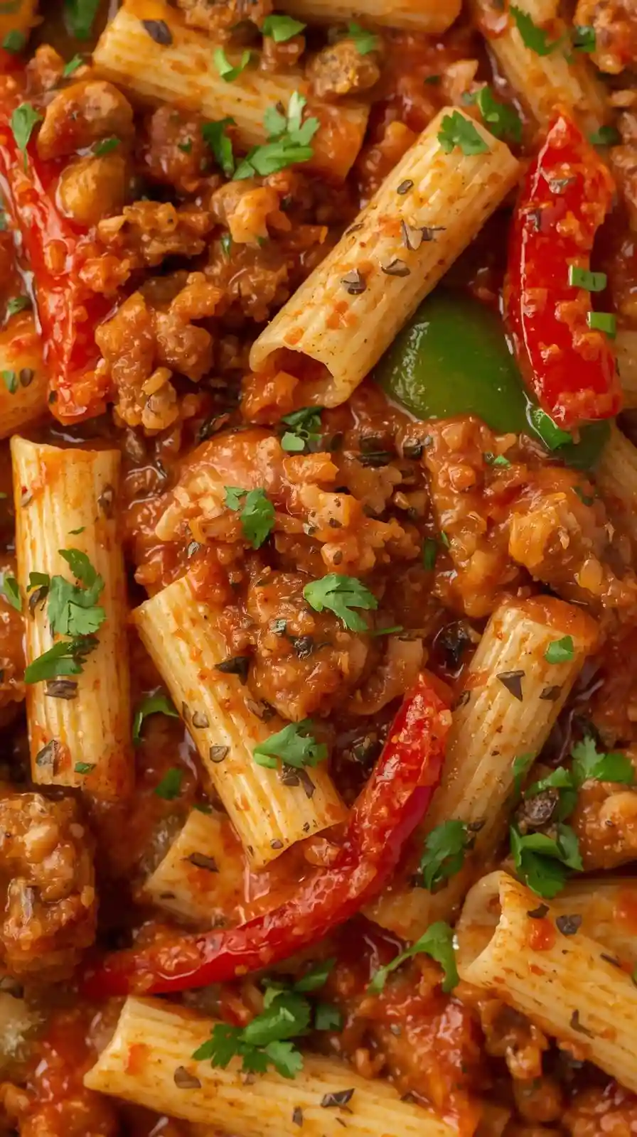 Sausage and Pepper Rigatoni: