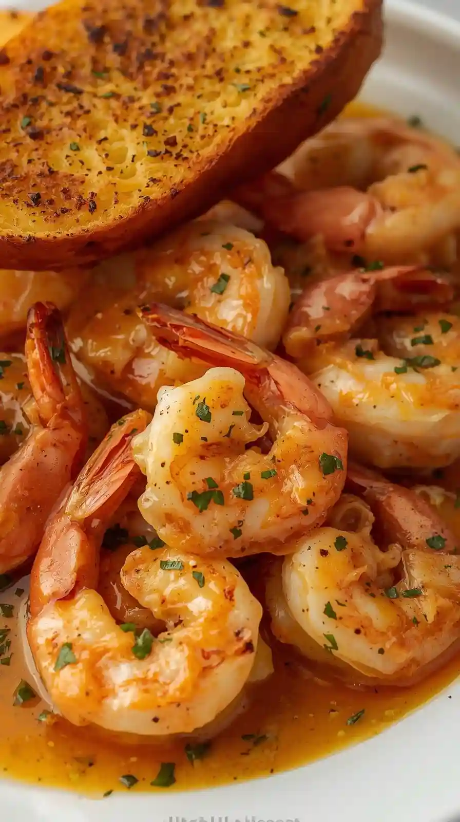 Shrimp Scampi with Garlic Bread