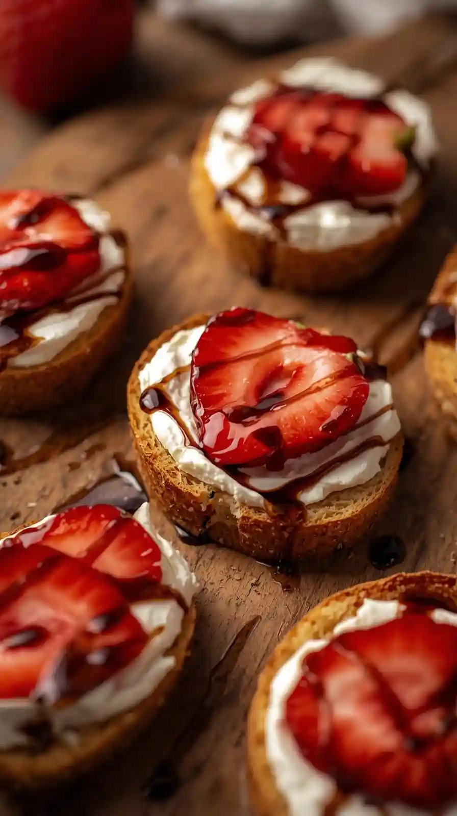 Strawberry and Goat Cheese Crostini