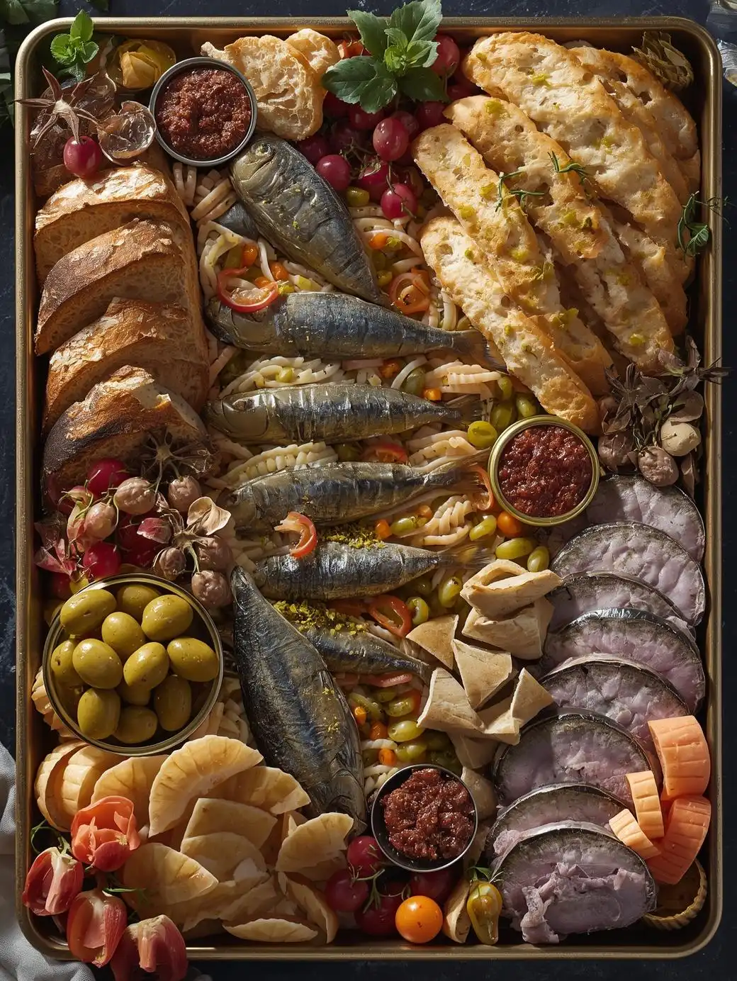 Tinned Fish "Seacuterie" Platter