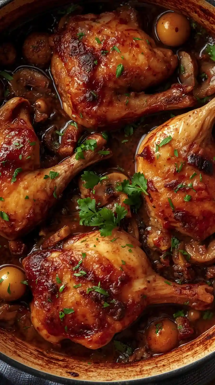 Traditional French Coq au Vin