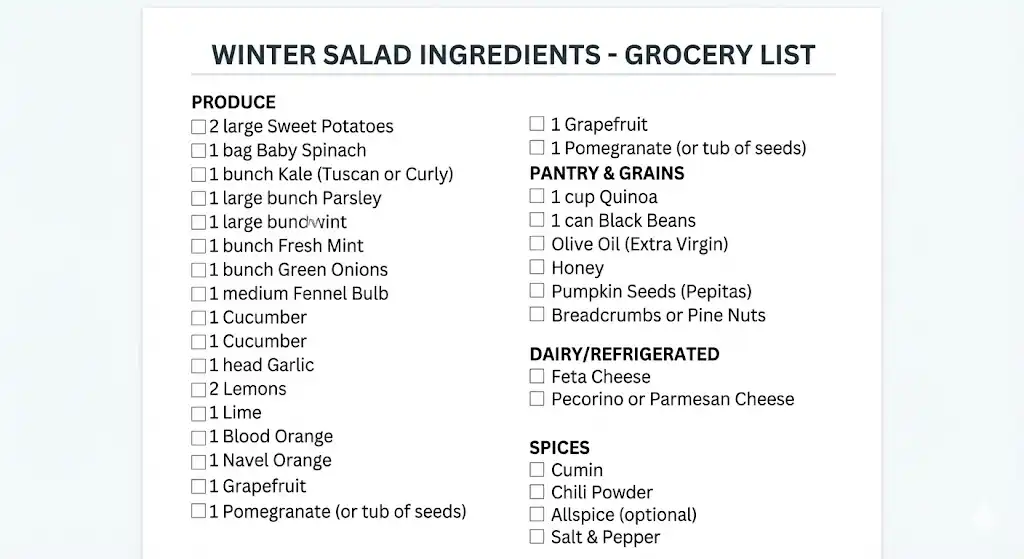 easy winter salads