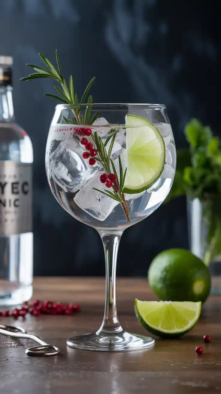Classic Gin and Tonic Simplicity