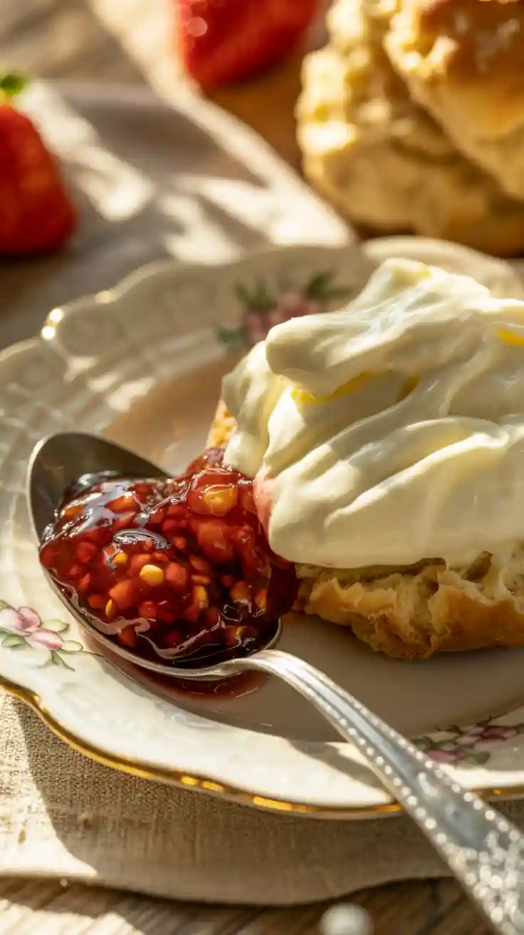 Clotted Cream and Strawberry Jam