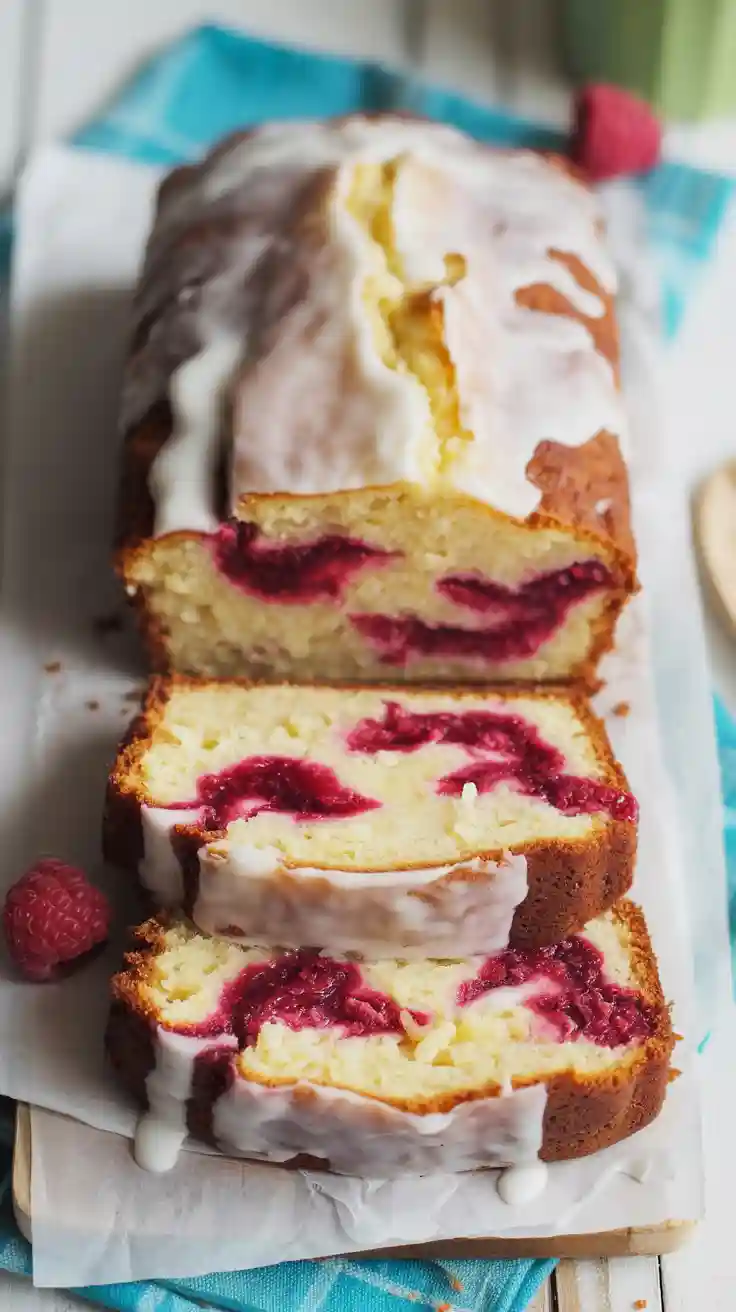 Coconut and Raspberry Loaf