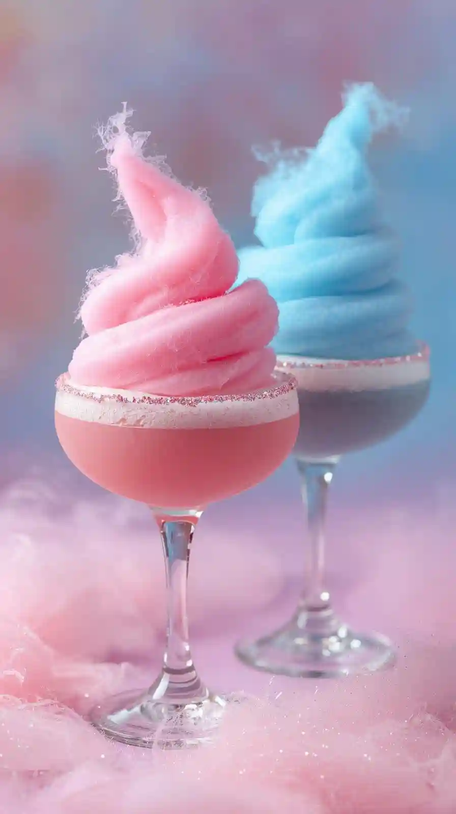 Cotton Candy Cloud Mocktails