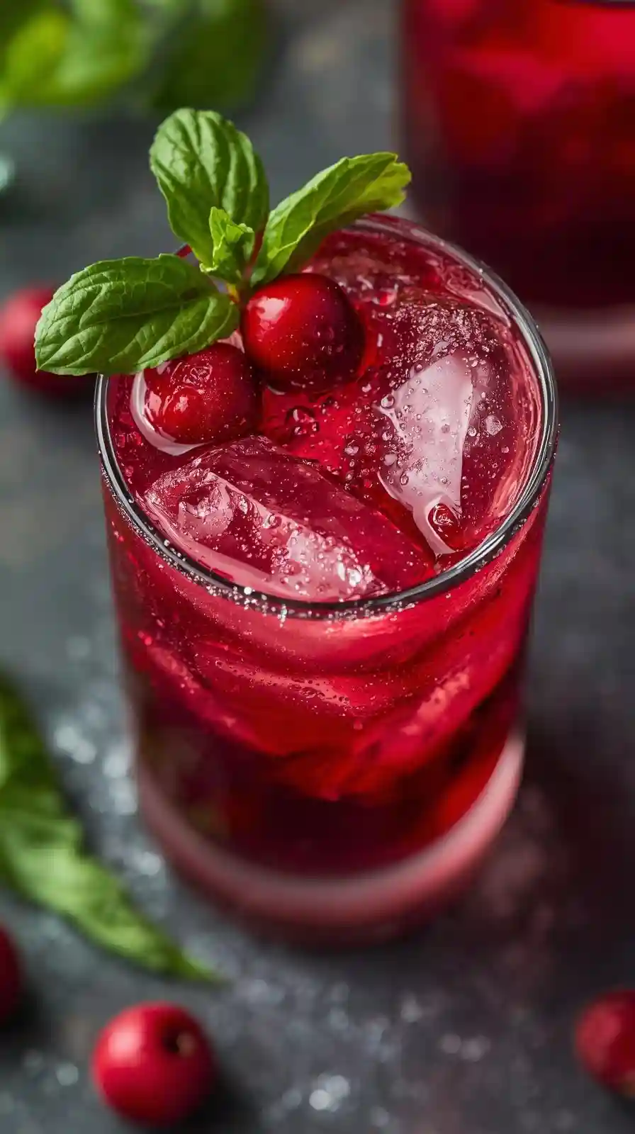 Cranberry Basil Smash