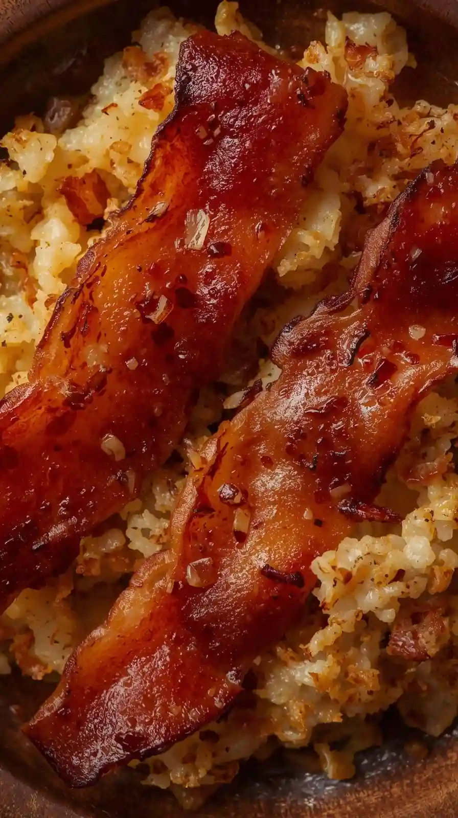 Crispy Bacon and Hash Browns