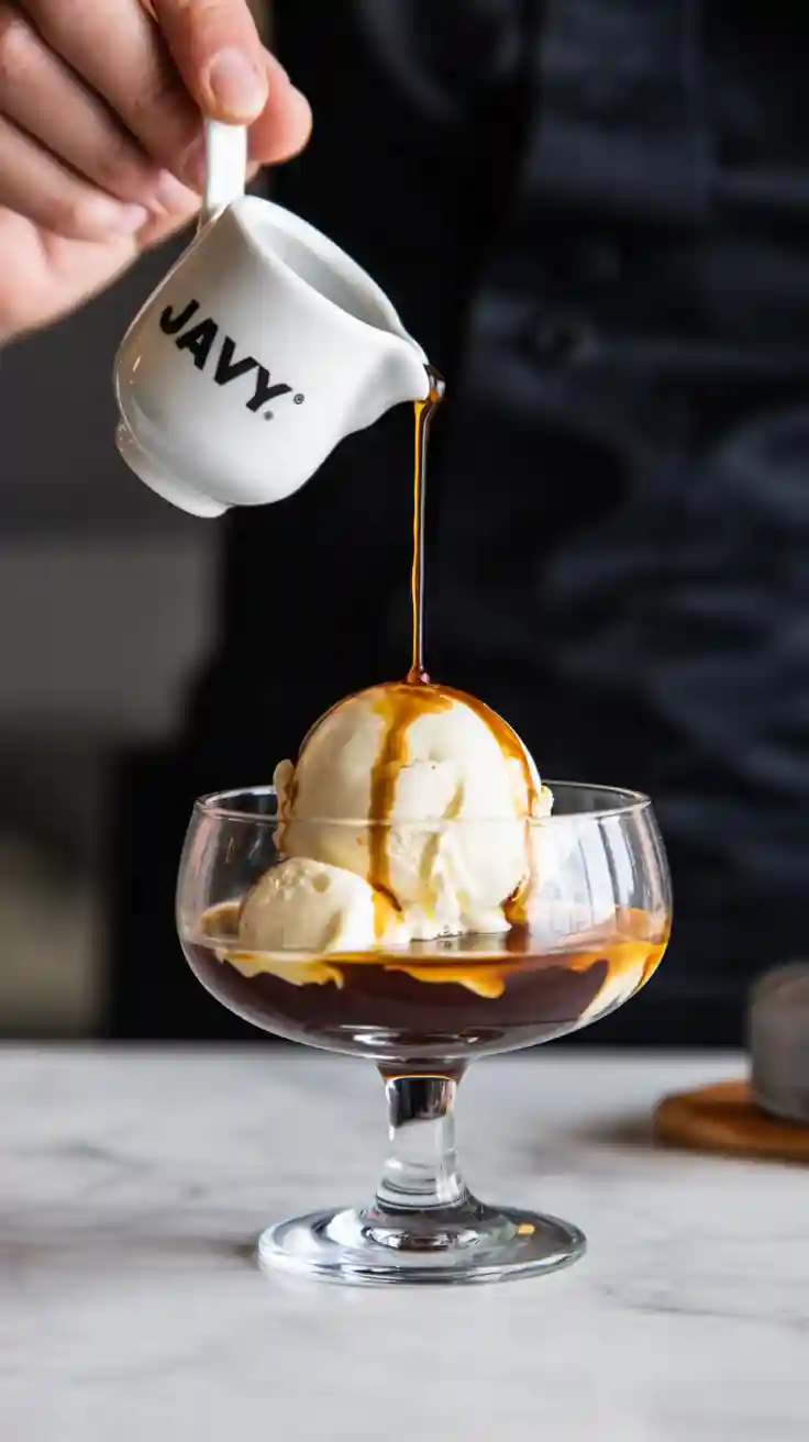 Dessert-style affogato