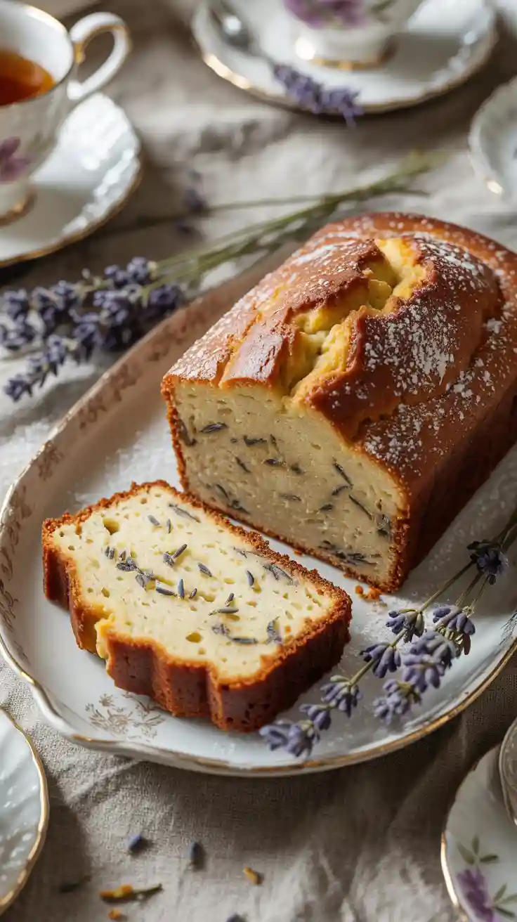 Earl Grey and Lavender Loaf Cake