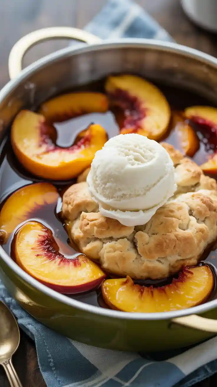 Floral Oolong Peach Cobbler