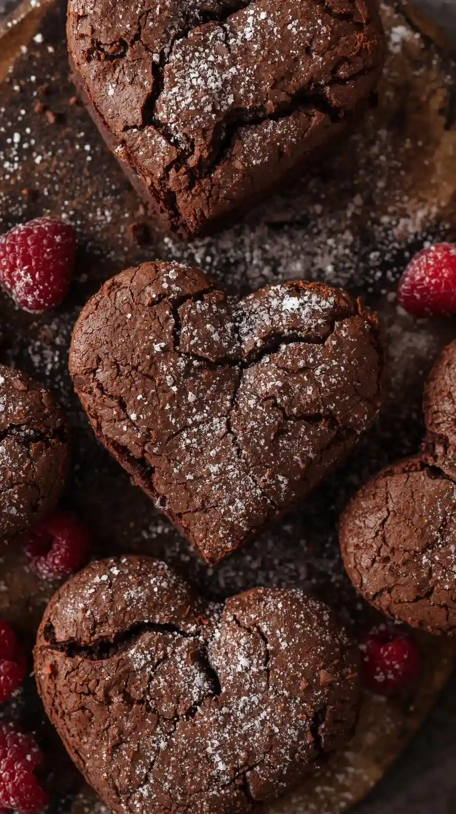 Fudgy Heart-Shaped Brownies