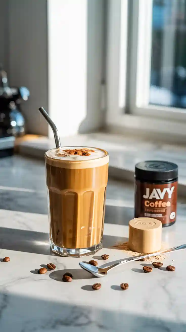 High-protein morning Proffee.