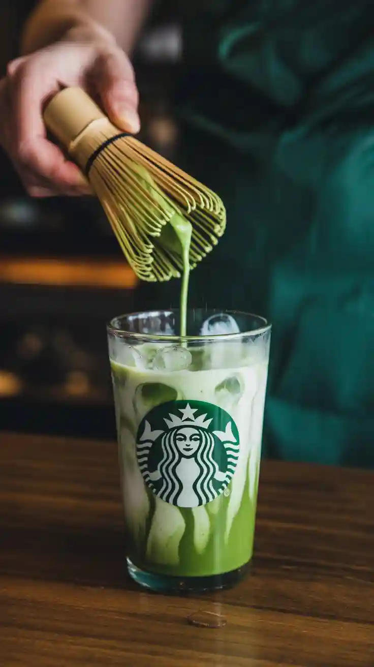 Iced Matcha Green Tea Latte