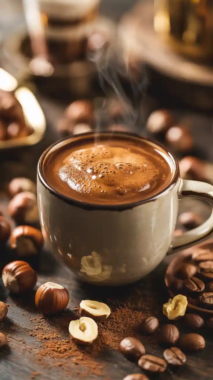 Nutty with a Hazelnut Praline Blend coffee