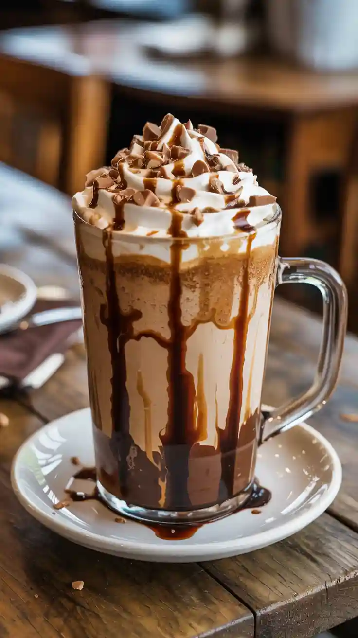Peanut Butter Cup Frappe coffee