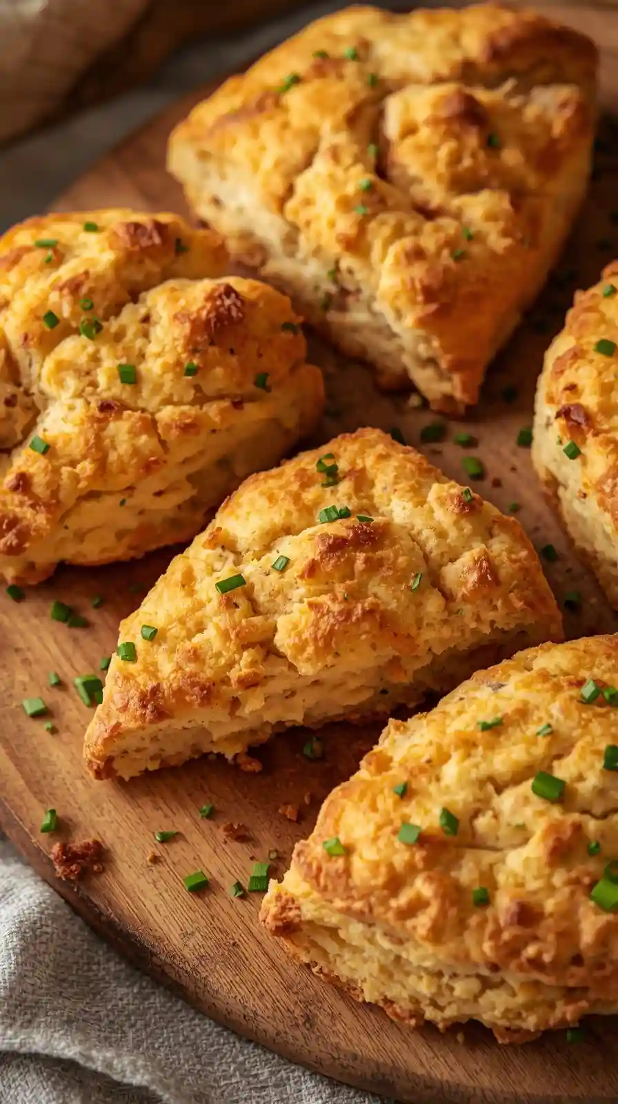 Savory Cheddar and Chive Scones