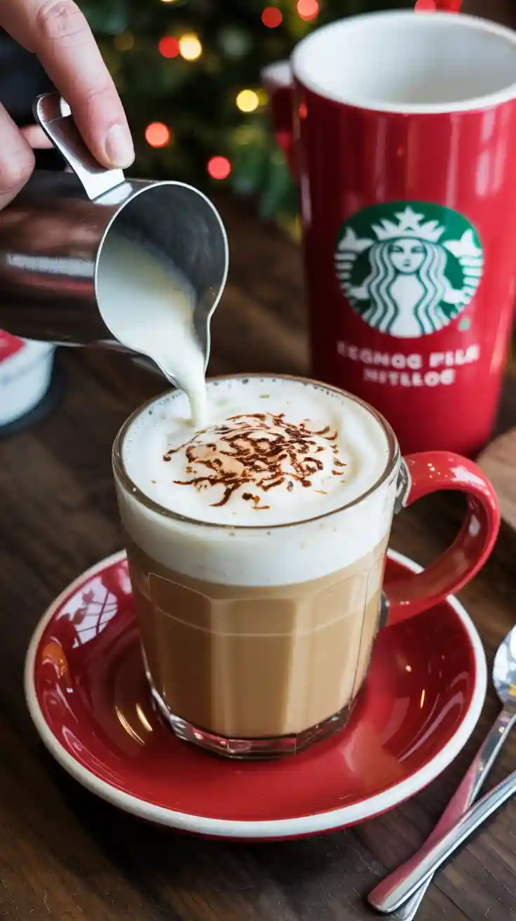Seasonal Eggnog Latte