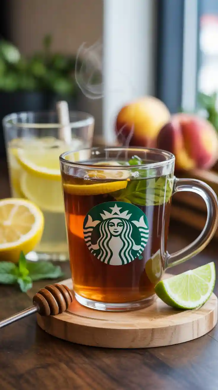 Soothing Honey Citrus Mint Tea (Medicine Ball)