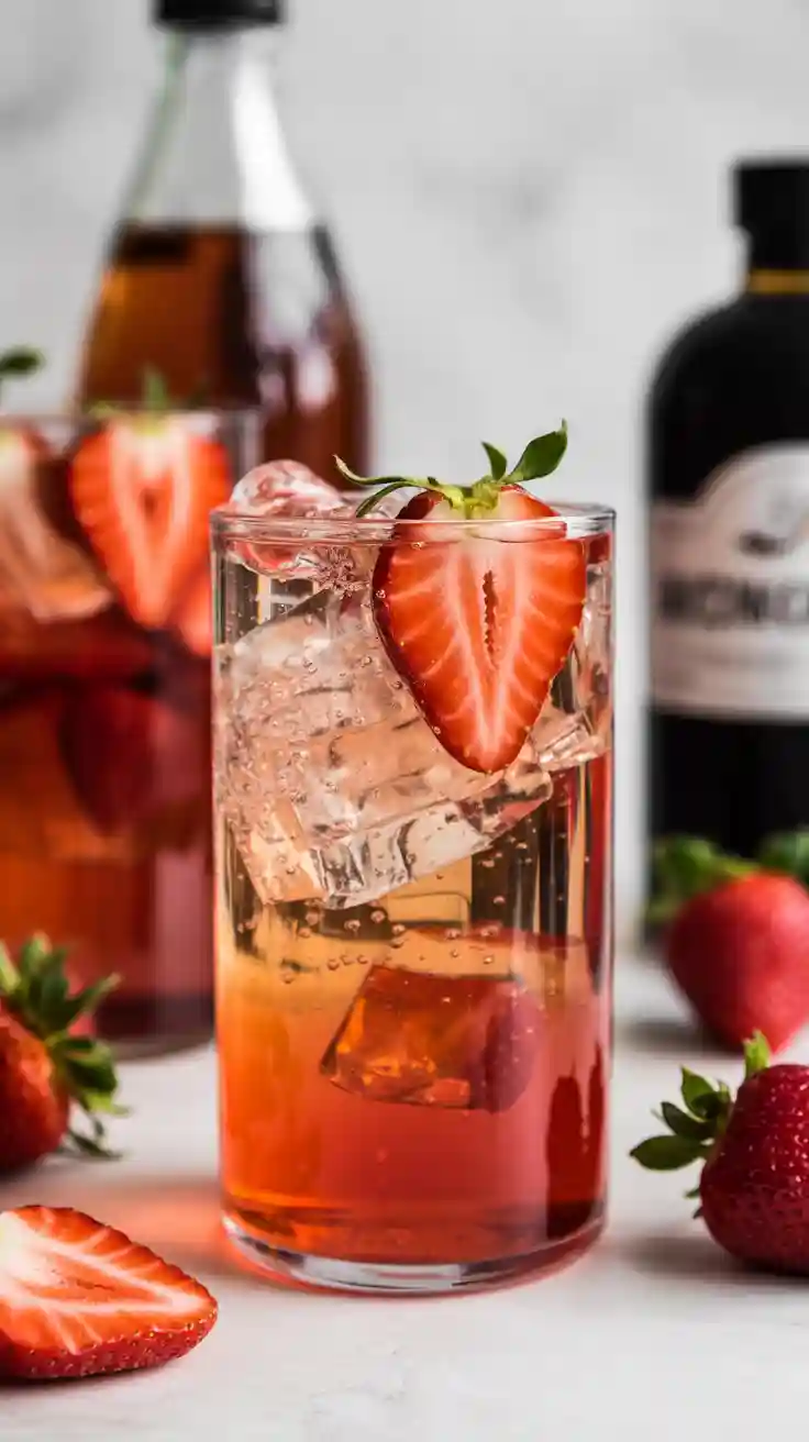 Strawberry and Balsamic Shrub