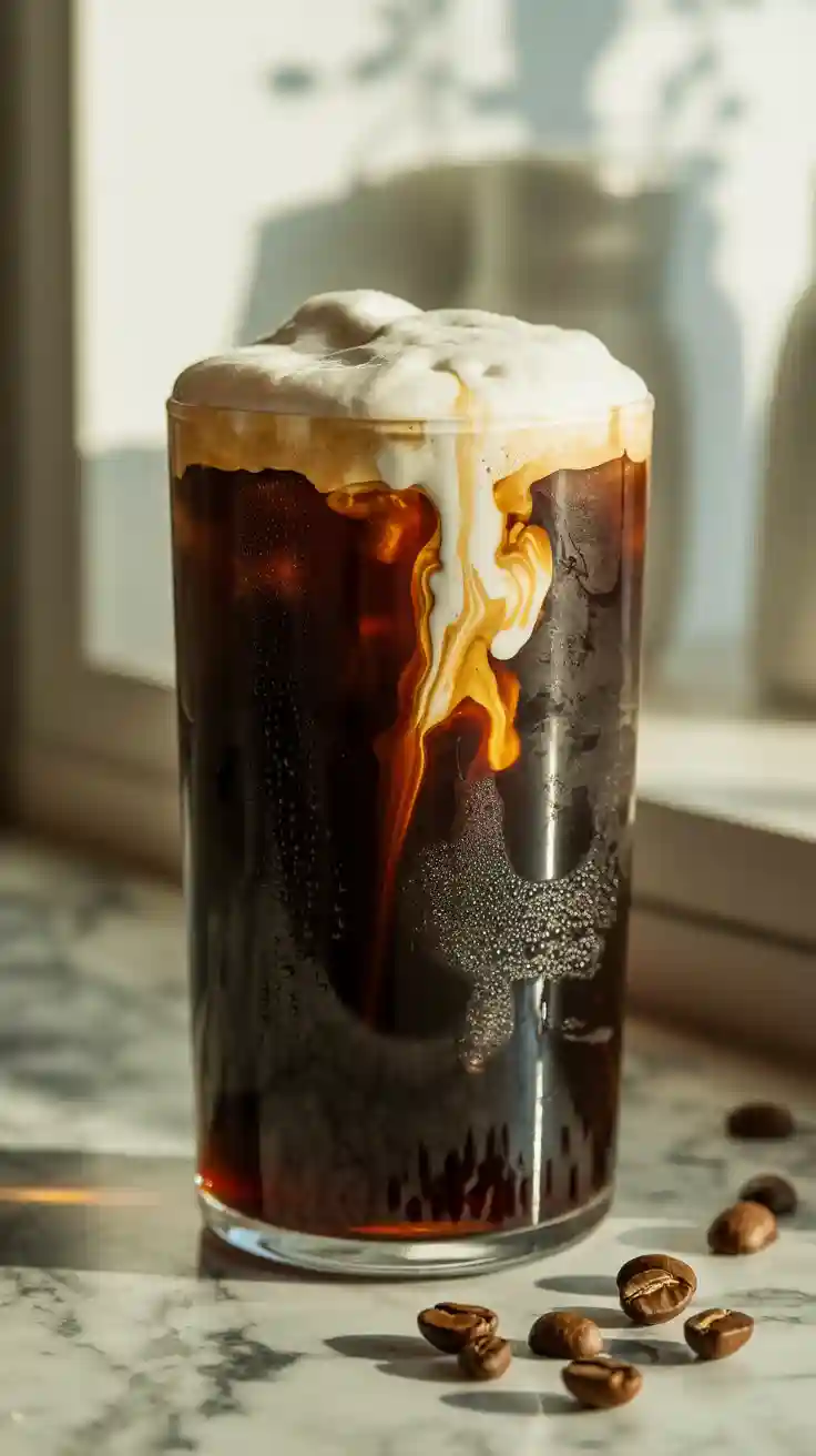 Sweet cream cold foam cold brew